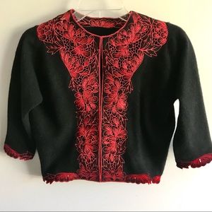 Cropped bolero jacket